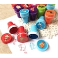 thumbnail image 5 of Juego de sellos de animales para niños, 26 piezas Sello de sellos lavables con tinta de goma para niños Favor de fiesta, premios escolares, regalo de cumpleaños,A,11 Afortunado Sencillez, 5 of 5