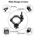 thumbnail image 6 of Uxcell Light Truss Clamps, Stage Lighting Pipe O Clamp for 1.57-2.05" OD 60lb, Black 6Pack, 6 of 6