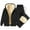Black, variant on Men's Tracksuit With Zipper 2 Piece Hooded Fashion Men's Casual Solid Color Drawstring Trouser Keep Warm Long Sleeve Hooded Set Running Hiking Outdoor Activities