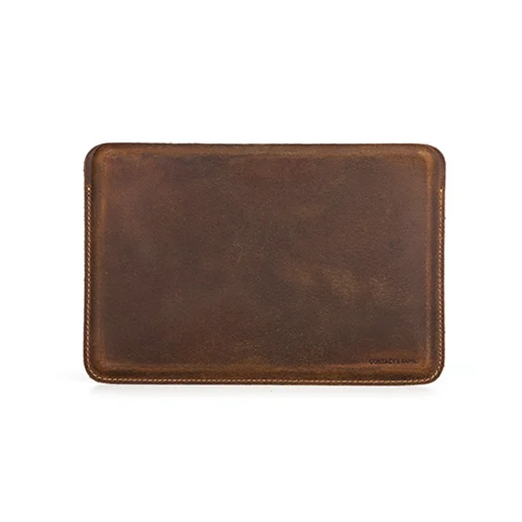 For iPad Mini 6 7.9/8.3" Vintage Crazy Horse Leather Sleeve Soft Anti-fall Case