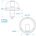 thumbnail image 4 of Seachoice Stainless Steel Port and Starboard Side Light, 1 Nautical Mile Visibility for Sail or Powerboats Under 39 Feet, 4 of 4