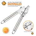 thumbnail image 3 of Abrelatas Manual Bazzeff Acero Inoxidable Sacacorchos Can Opener, 3 of 7