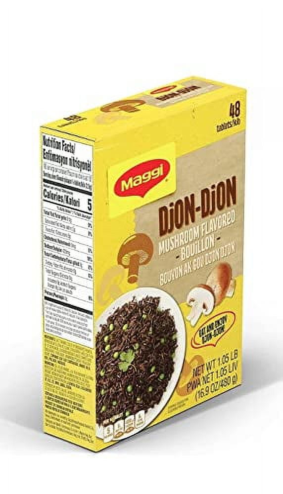 Maggi Djon Djon Bouillon Mushroom Flavored Cubes 1 Box 48 Cubes