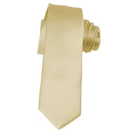 Skinny Champagne Ties by K. Alexander 2 Inch Solid Mens