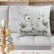 thumbnail image 1 of CaiYueKe Easter Spring Decorative Pillow Cover Floral Bunny Rabbit Home Decor Throw Cushion Case Seasonal Holiday Living Room Bedroom Sofa Accent Pillow, 1 of 7