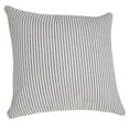 thumbnail image 3 of Ox Bay Hampton 20" x 20" Gray/White Stripe Cotton Adult Decorative Throw Pillow Cover, 3 of 10