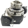 thumbnail image 2 of Assorts 4"/ 100 Mm Tilting Milling Indexing Rotary Table With Small Chuck, Back Plate & Fixing T Nuts Bolts-metalworking (With 65 Mm 4 Jaw Self Centering), 2 of 4
