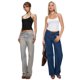 thumbnail image 4 of Top halter sin espalda y sin mangas para mujer REORIA, talla M, 4 of 5