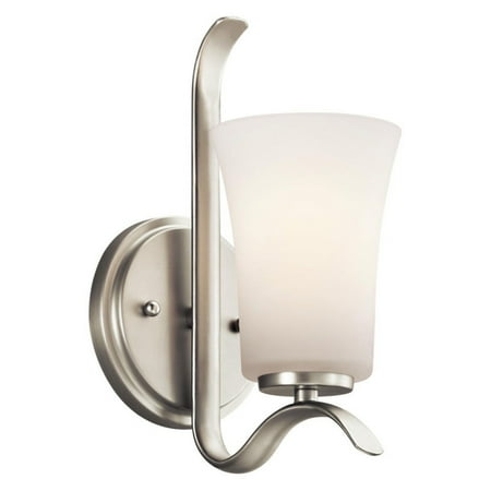 Kichler 45374 1 Light Wall Sconce From The Armida Collection - Nickel