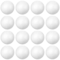 GOOHOCHY 200Pcs White Polystyrene Foam Balls Round for Diy Craft Decoration Party Supplies 0.8in