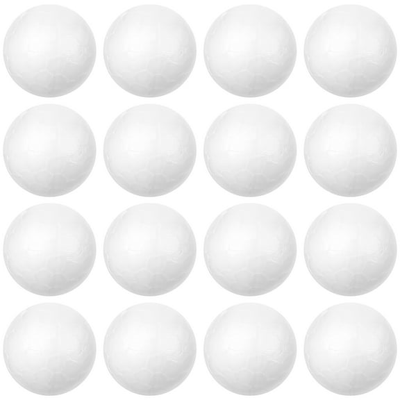 GOOHOCHY 200Pcs White Polystyrene Foam Balls Round for Diy Craft Decoration Party Supplies 0.8in