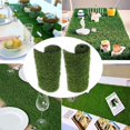 thumbnail image 2 of Waterproof Artificial Fake Grass Mat Artificial Turf Multi Purpose Artificial Grass Synthetic Turf Artificial Grass Rug for Indoor/Outdoor Garden Lawn Wedding Party Decoration, 2 of 7