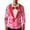 Hot Pink, variant on Valentine's Day Men's Shirts Long Sleeve Lapel Collar Creative Printed Button Shirt Top for Man Wine XXL