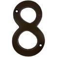 thumbnail image 6 of HY-KO 4" Aged Bronze Metal House Number 8, 6 of 8