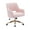 Dusty Peach, variant on Costaelm Home Office Adjustable Desk Chair with Wheels, Desert Sage
