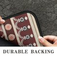 thumbnail image 6 of Red Boho Egyptian Lotus and Circles Pattern Door Rugs,Washable Non Slip Door Mats Indoor,Decorative Door Mats,Entry Mat Indoor for Entrance,Bedroom,Kitchen,Bathroom,30"x17", 6 of 6