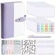 thumbnail image 1 of Carpeta de presupuesto de cuero PU A6, planificador de presupuesto para presupuestar, carpeta de ahorro de dinero, color morado, 1 of 5