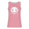thumbnail image 4 of Camiseta sin mangas de cuello redondo para hombre, con estampado de Halloween, cuello redondo, estilo informal, deportiva, para hombre, 4 of 5