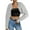 Silver, variant on DuoJiaJ Women Long Sleeve Open Front Ribbed Knit Crop Cardigan Solid Loose Drop Shoulder Bolero Crop Sweater Top Plus Size Cardigan For Women White