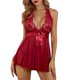 thumbnail image 1 of Gibobby Sujetador De Encaje Para Mujer Conjunto de Lencería Sexy para Mujer Ropa Interior de Encaje Interior con Cuello V Ropa de Dormir(Vino, G), 1 of 5