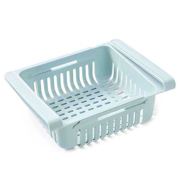 Injueey Organizador de refrigerador Cajón retráctil Contenedor Bandeja de verduras Type6 NO6