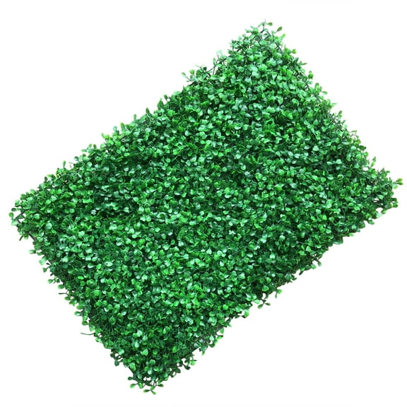 ToppiJoy 12-Pack Grass Wall Panels, UV-Resistant Fake Greenery Backdrop for Indoor & Outdoor Privacy Screen, Patio, Garden Decor