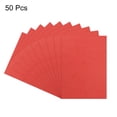 thumbnail image 3 of Unique Bargains 50Pcs Leather Texture Paper Binding Covers, Binding Presentation Covers, 8.5x11 Inches, 8 Mil 65 Lb, Red, 3 of 4