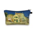 thumbnail image 1 of Bolsa de cosméticos con estampado de pintura al óleo de Van Gogh, bolsa de maquillaje con cielo estrellado/Girasol, neceser de viaje, estuche de cosméticos para mujer, billetera de compras LIUWENJING unisex, 1 of 2