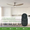 thumbnail image 6 of Parrot Uncle 56" Modern LED Propeller Ceiling Fan with Light and Remote Control, 6 of 13
