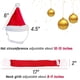 thumbnail image 3 of Gorro de Papá Noel con bufanda, gorros de Navidad para gatos, gorro de Papá Noel, disfraz de Navidad para gato, conejo, cachorro, muñeca, rojo S JM Cocina, Decoración y Otros, 3 of 5