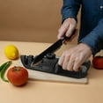 thumbnail image 2 of Behome 3-in-1 Knife Sharpener 6 Angle Adjustable, With 3 Stage, Handheld Manual Knives Sharpener for Repair, Restore, Polish Blades, for Kitchen Knives, Scissors, 2 of 8