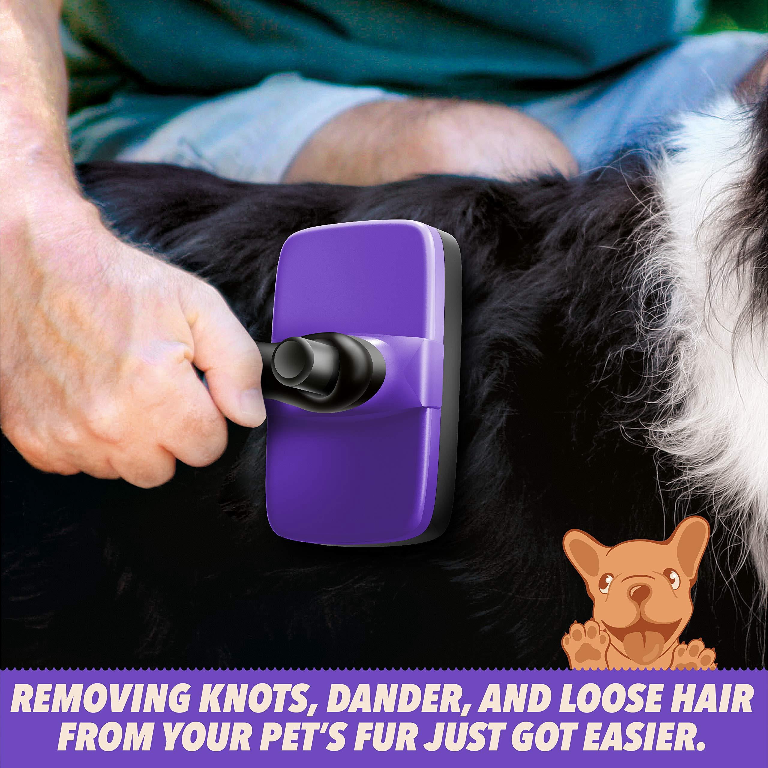 ruff n ruffus self cleaning slicker brush