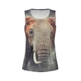 thumbnail image 2 of Rocae Elephant in Smoke for Women's Workout Tank Top Lightweight Sleeveless Fit Tops- Moisture-Wicking, BreathableXX-Large, 2 of 9