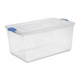 thumbnail image 1 of Sterilite 62L Latch Box Blue, 1 of 4