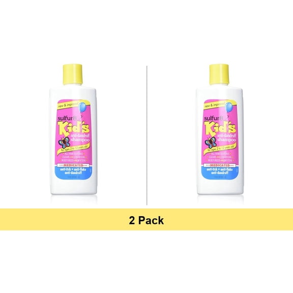 Sulfur8 Kids Medicated Anti Dandruff Shampoo, 7.5 Oz - 2 Pack