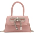 thumbnail image 1 of LHSHIDU Crossbody Bag for Women Girls Cute Candy-Colored Tote with Patent Leather Glitter Shoulder Bag Small Square Bag, 1 of 7