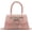 Pink, variant on Crossbody Bag for Women Girls Cute Candy-Colored Tote with Patent Leather Glitter Shoulder Bag Small Square Bag
