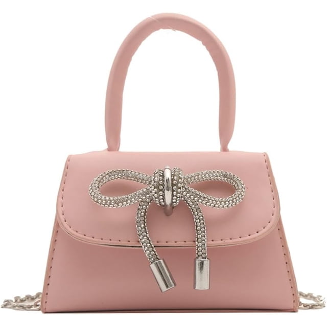 LHSHIDU Crossbody Bag for Women Girls Cute Candy-Colored Tote with Patent Leather Glitter Shoulder Bag Small Square Bag