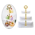thumbnail image 4 of Soporte de pastel niveles Sunnimix Puesto de pasteles 3 niveles, 4 of 8