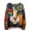 Color-1, variant on Women's long-sleeved cat jacquard knit sweater, artistic abstract cat pattern, spring women's sweatshirt, 3D printed top