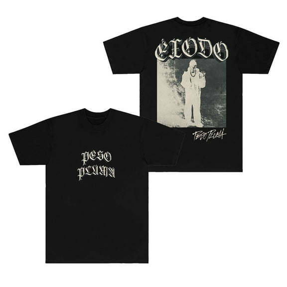 Peso Pluma Exodo Cover Tee Rapper 2024 Tour Merch T-Shirts Unisex Fashion HipHop Streetwear Crewneck