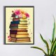 thumbnail image 3 of Pintura de diamante 5D DIY Taladro redondo completo Flores y libros Decoración para el hogar (A7775) JShteea El nuevo, 3 of 9
