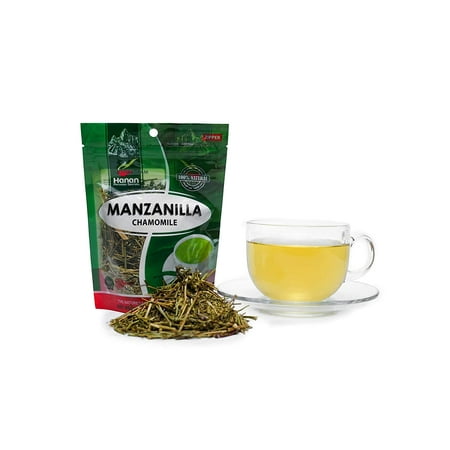 Hanan Peruvian Secrets Manzanilla Herbal Tea | 100% Natural Chamomile | 1.41oz / 40g Loose Leaf Bag | Aids in Digestion and Naturally Promotes Relaxation to Relieve Occasional Stress - 1 Pack