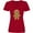 Red, variant on Inktastic Gingerbread Christmas Women's V-Neck T-Shirt