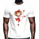 thumbnail image 2 of Camisetas gráficas informales de manga corta para hombre con diseño de flechas y chica, 2 of 8