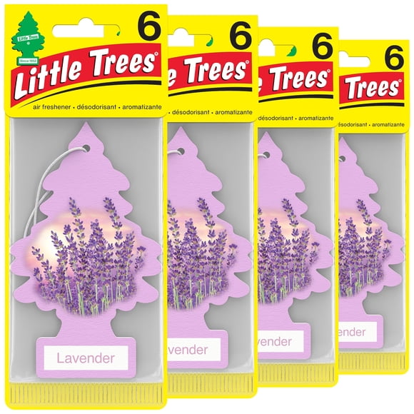 Ambientador LITTLE TREES para colgar en el coche, color lavanda (paquete de 24)