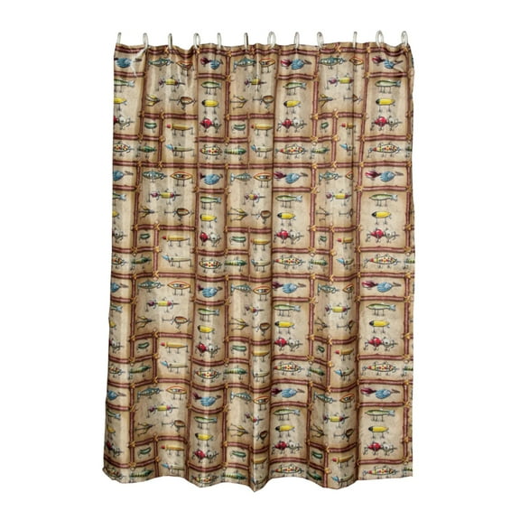 REP Antique Lure Showercurtain 760