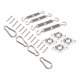 thumbnail image 5 of Kit De Hardware De Vela De Parasol, Kit De Hardware De Toldo Antioxidante Anticorrosión Portátil Para Jardín Para Césped Para Patio ANGGREK Otros, 5 of 8