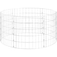 thumbnail image 2 of Outdoor Garden Round Gabion Basket Cage Planter Stand Patio Backyard Gabion Post Raised Bed Fencing, Circular Gabion Pole Galvanized Steel Ø39.4"x19.7", 2 of 13