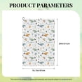 thumbnail image 4 of Kdxio Sea Creatures Pattern Golf Towel (24" X 16") with Carabiner Clip - The Convenient Golf Cleaning Towel, 4 of 8